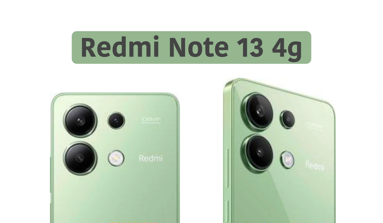 Redmi Note 13 4G renders